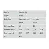 Digitus Opticki patch kabl, singlemode, duplex, 10 m, OS2, LC/SC, zuti