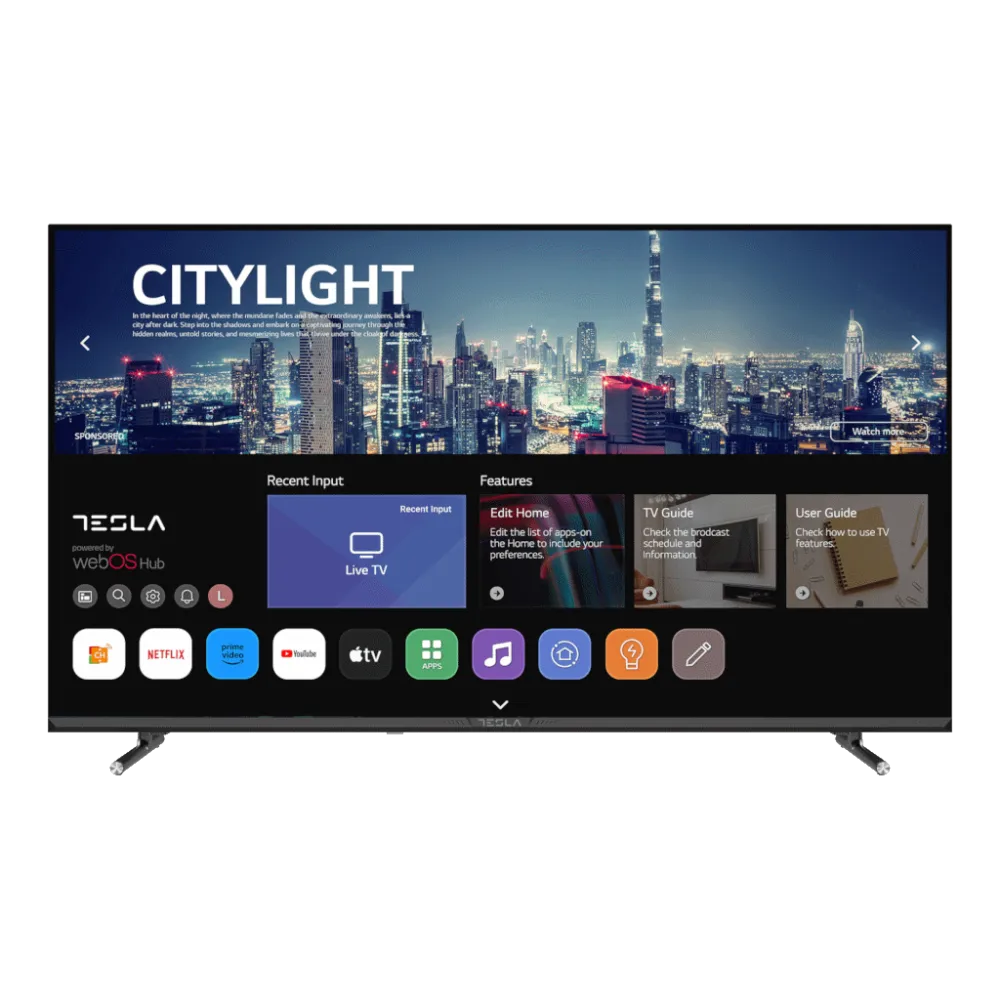 Tesla 43E645BFW LED TV 43 full HD, WebOS smart, ThinQ AI, AirPlay, Miracast, DVB-T2/C/S2