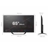 Tesla 65E655BUS LED TV 65 ultra HD, Google TV smart, DVB-T2/C/S2