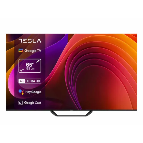 Tesla 65E655BUS LED TV 65 ultra HD, Google TV smart, DVB-T2/C/S2