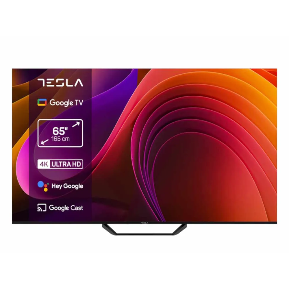 Tesla 65E655BUS LED TV 65 ultra HD, Google TV smart, DVB-T2/C/S2