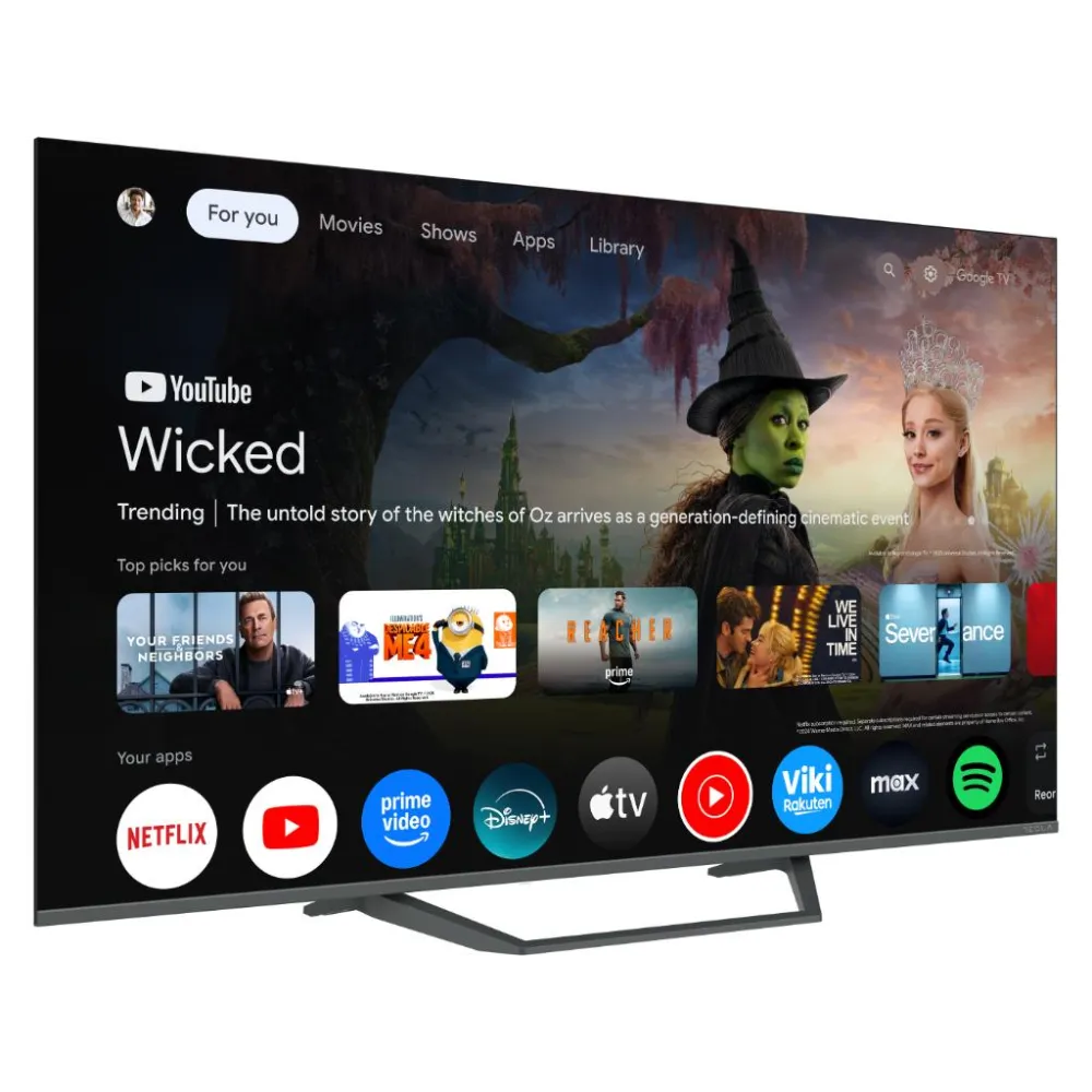 Tesla Q55E655GUS QLED TV 55 ultra HD, Google TV smart, frameless, DVB-T2/C/S2