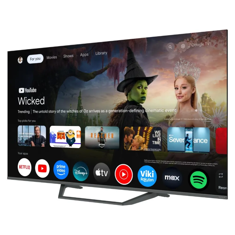 Tesla Q55E655GUS QLED TV 55 ultra HD, Google TV smart, frameless, DVB-T2/C/S2