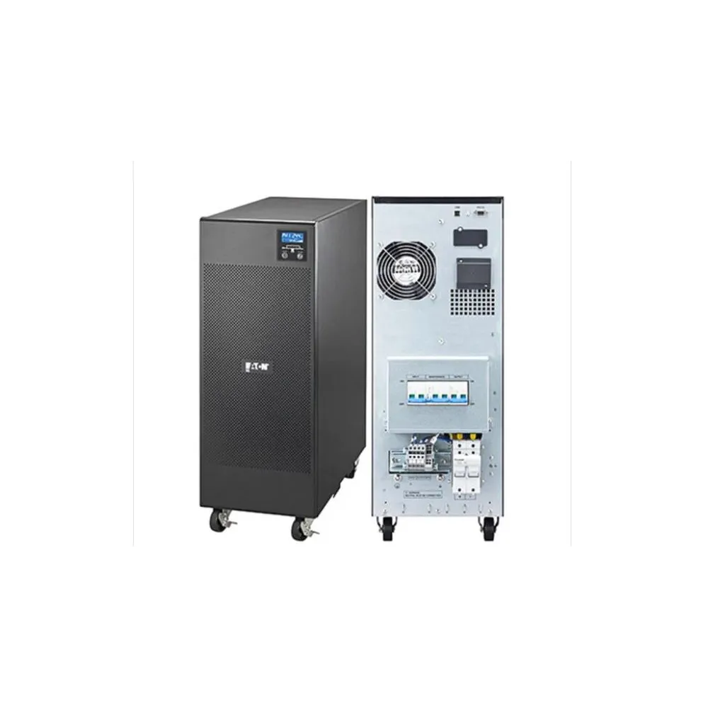 Eaton 9E UPS,6000 VA,4800 W,Input: Hardwired, Output: Hardwired,Tower,Online double conversion