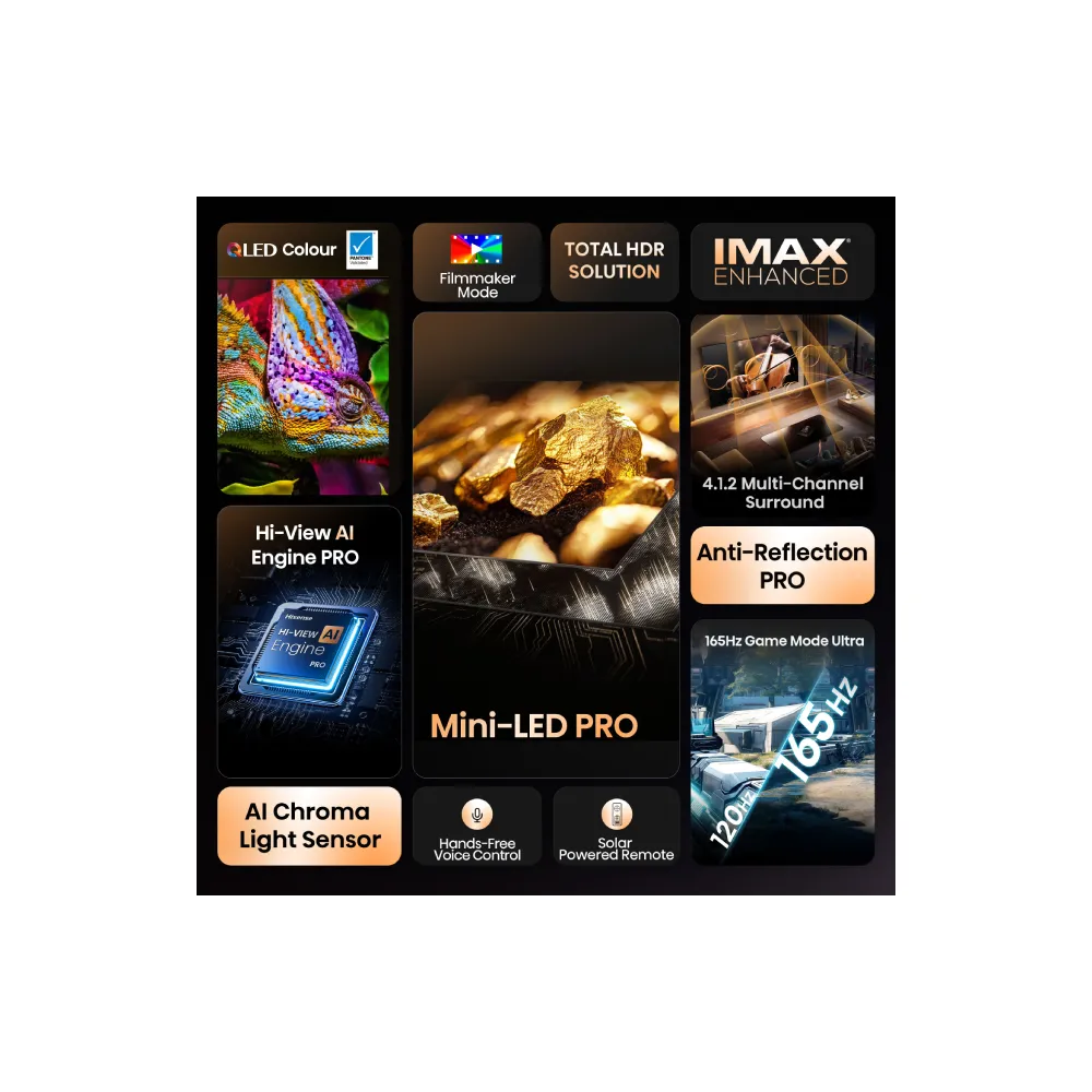 100 inča 100U8Q ULED Mini-LED 4K UHD Smart TV