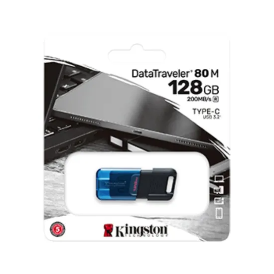 128GB DataTraveler 80 M USB-C 3.2 flash DT80M/128GB