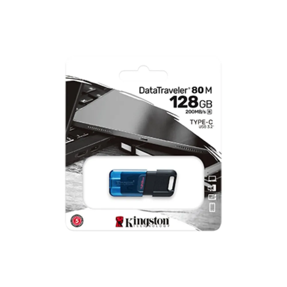 128GB DataTraveler 80 M USB-C 3.2 flash DT80M/128GB