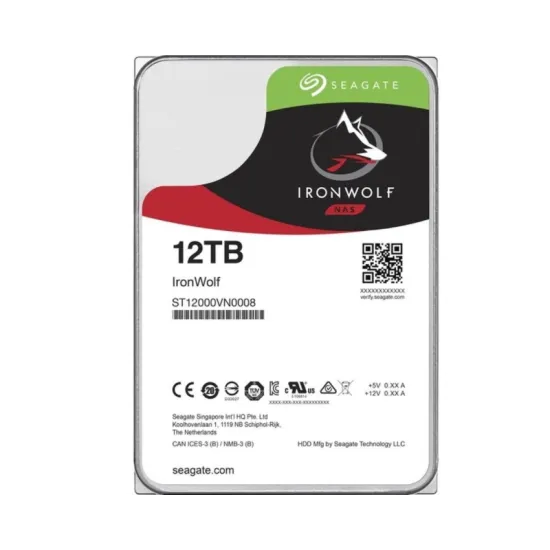 12TB 3.5 inča SATA III 256MB ST12000VN0008 Ironwolf