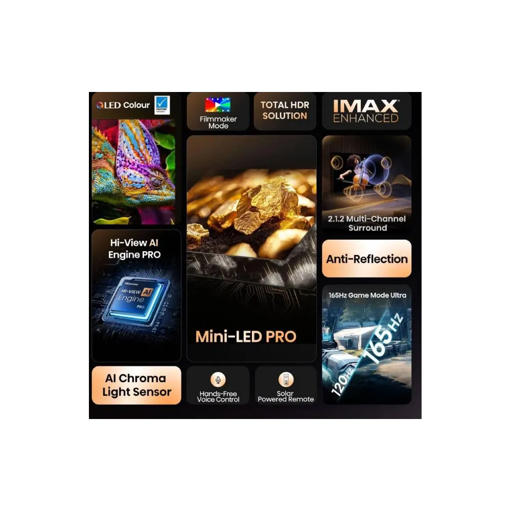85 inča 85U7Q PRO ULED Mini-LED 4K UHD Smart TV