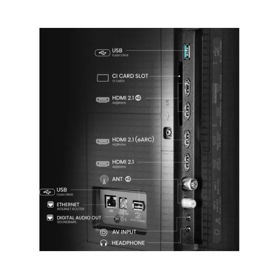 85 inča 85U7Q PRO ULED Mini-LED 4K UHD Smart TV
