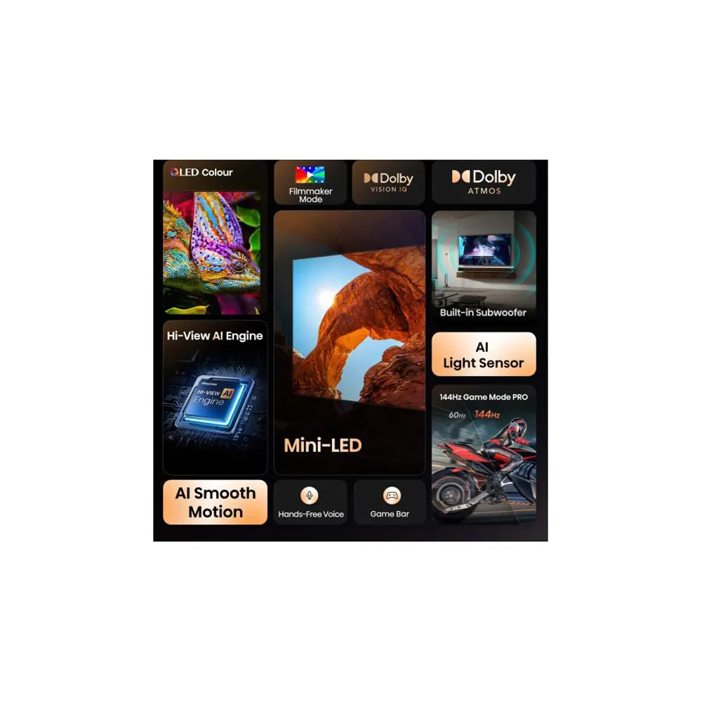 85 inča 85U7Q ULED Mini-LED 4K UHD Smart TV