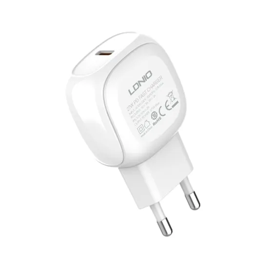 A1206C Tip C- Lightning 27W punjač beli
