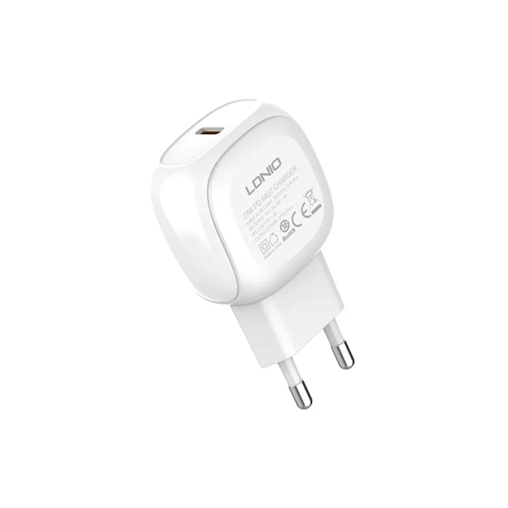 A1206C Tip C- Lightning 27W punjač beli