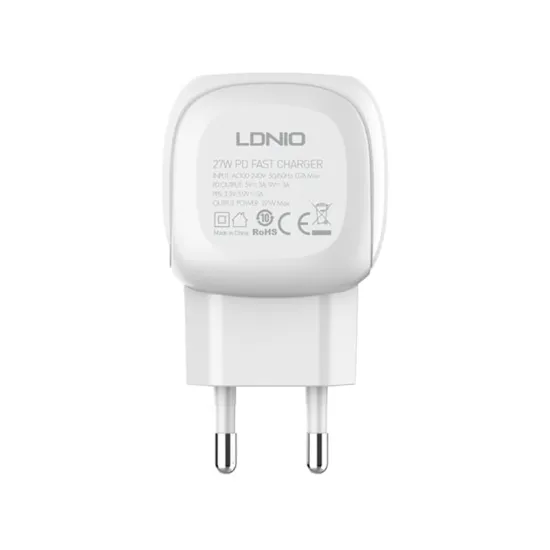 A1206C Tip C- Lightning 27W punjač beli