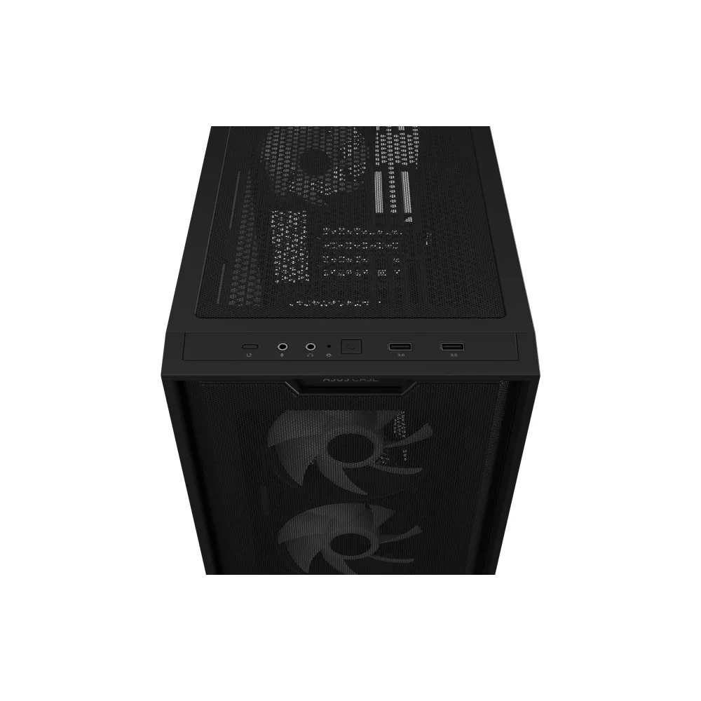 A21 PLUS TG ARGB micro-ATX kućište crno
