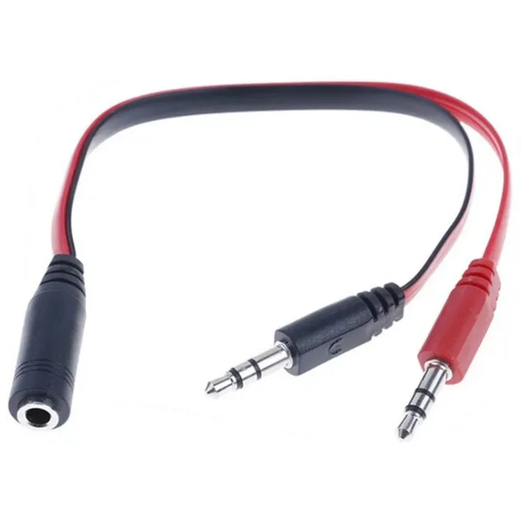 Adapter Audio 3.5mm stereo jack (M) na 2x3.5mm stereo jack (2xM)