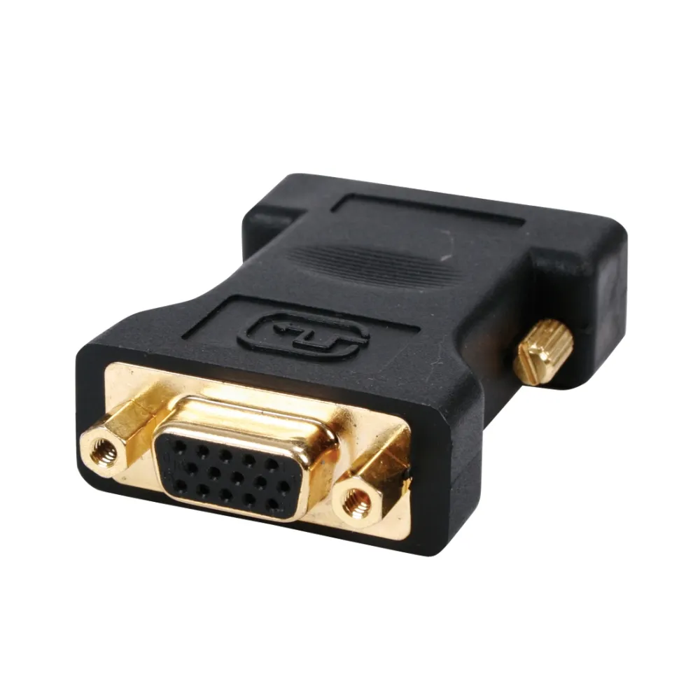 Adapter DVI-I (M) - VGA (F) crni