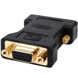 Adapter DVI-I (M) - VGA (F) crni