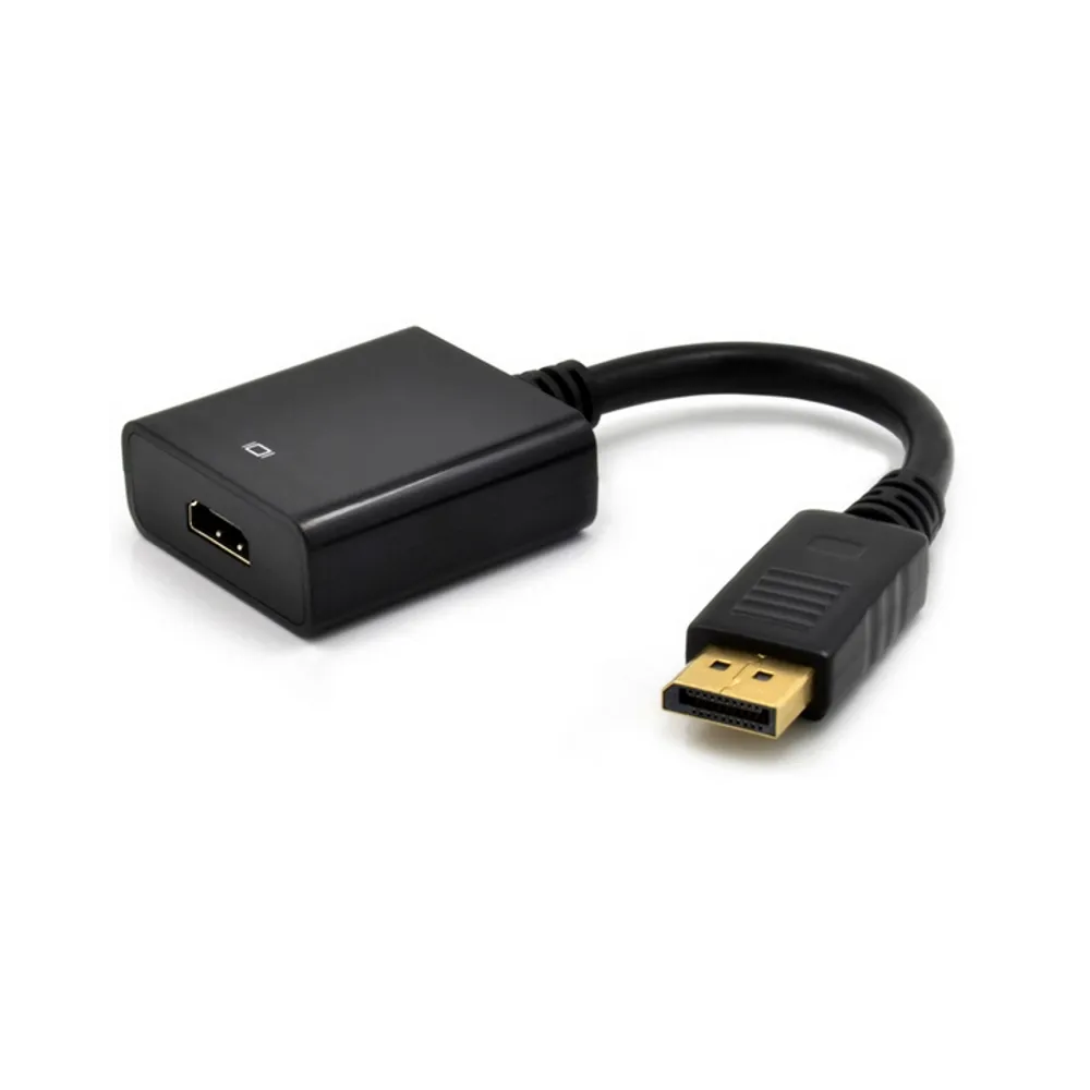 Adapter DisplayPort (M) - HDMI (F) crni