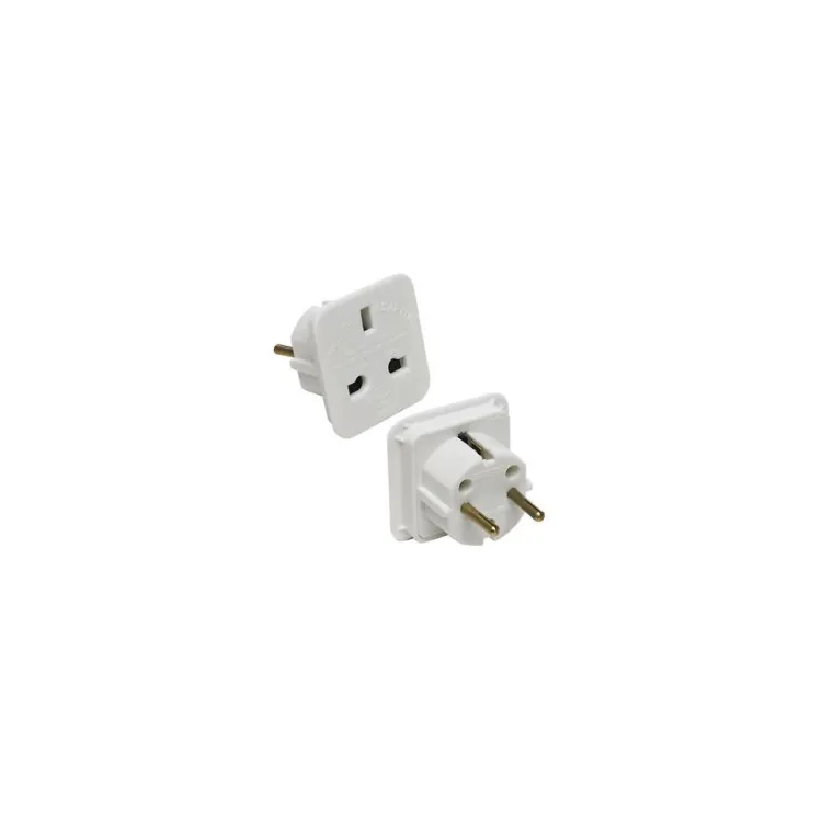 Adapter Euro utikač - UK utičnica bela