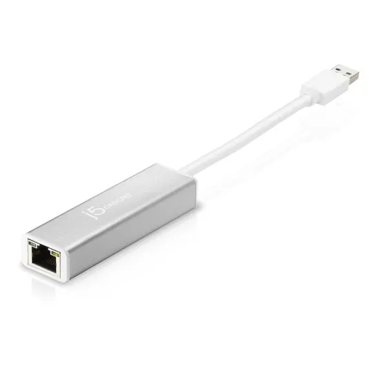 Adapter USB 3.0 - Gigabit ethernet metal sivi
