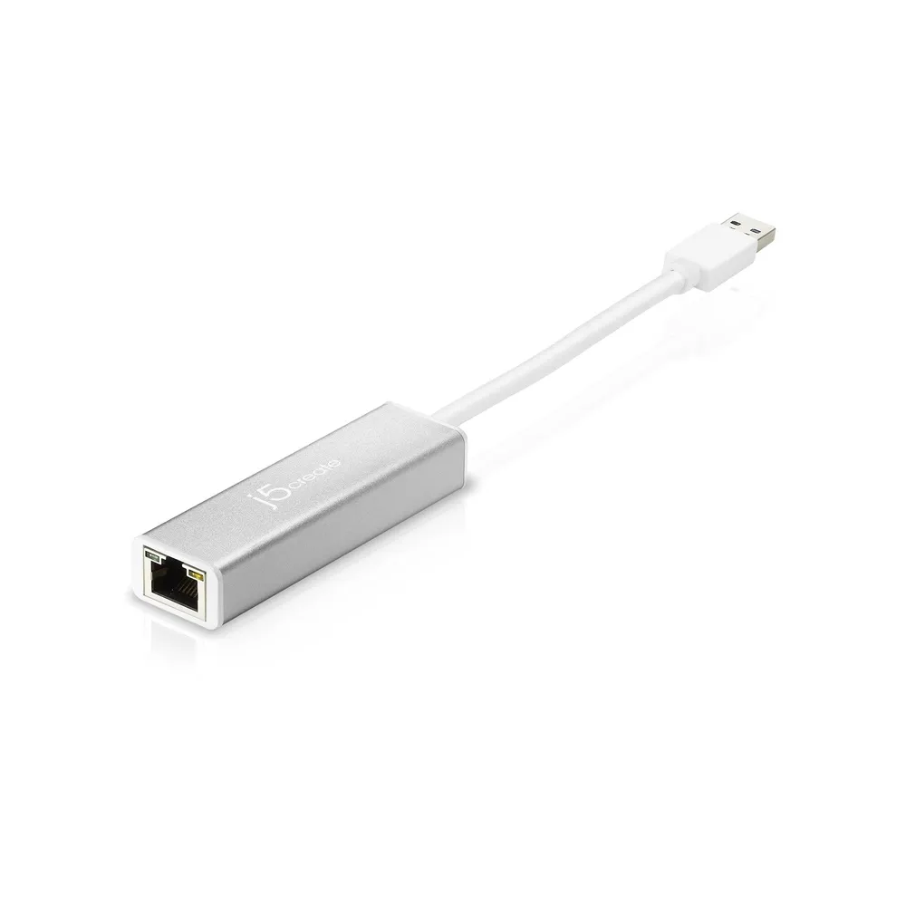 Adapter USB 3.0 - Gigabit ethernet metal sivi