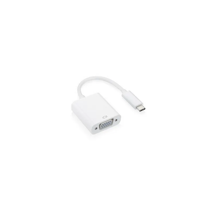 Adapter-konvertor USB 3.1 tip C (M) - VGA (F) srebrni