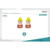 Digitus Kabl S-FTP patch CAT6A 1m zuti