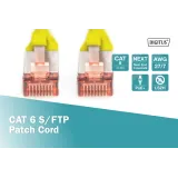 Digitus Kabl S-FTP patch CAT6A 1m zuti