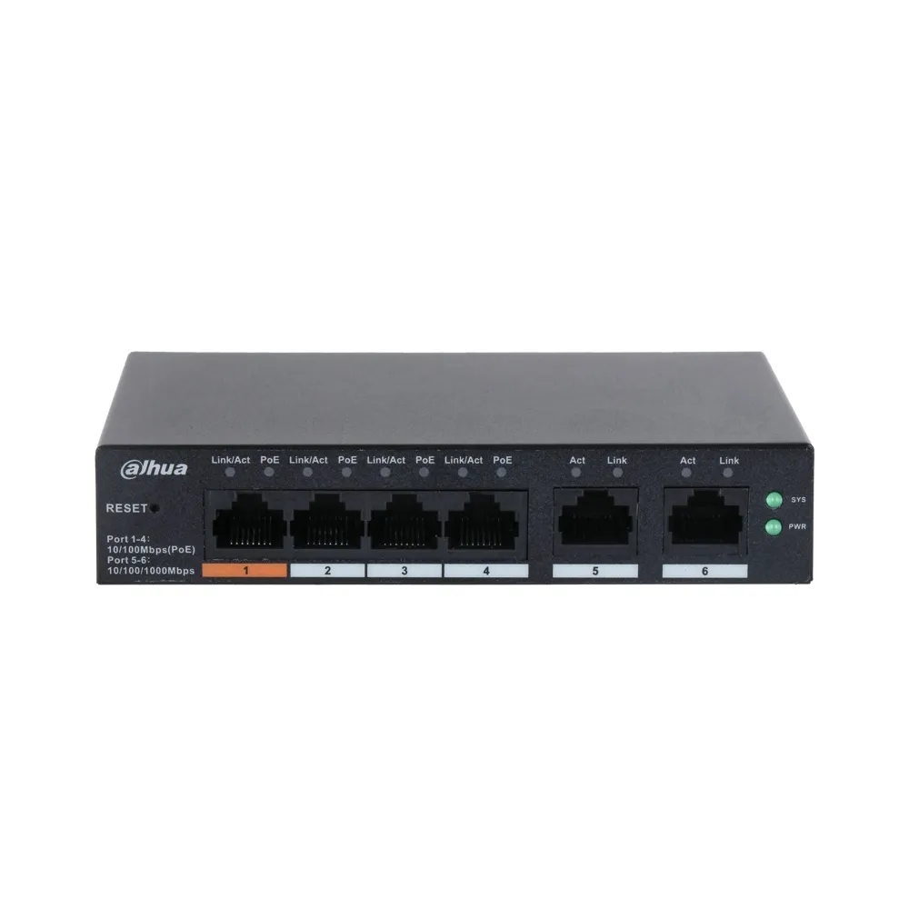 CS4006-4ET-60 6-Port Cloud Managed Desktop Switch with 4-Port PoE