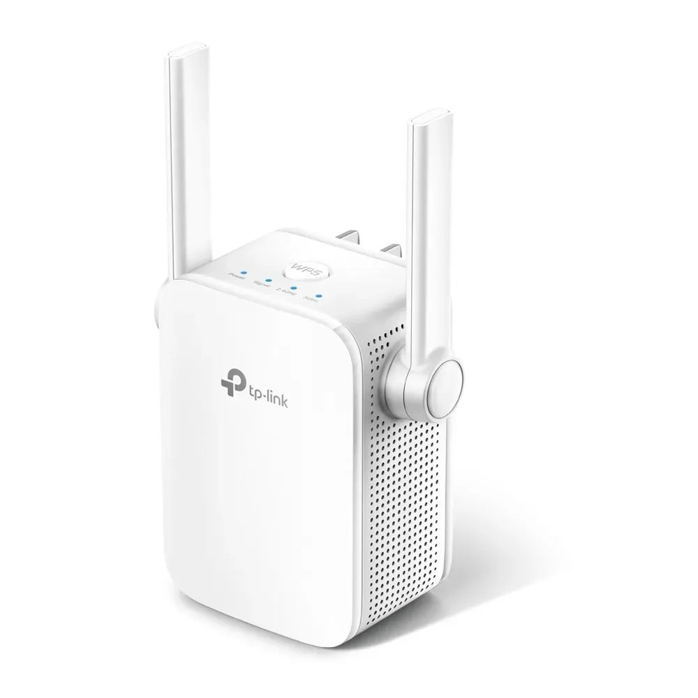 TP-LINK RE205 AC750 Wi-Fi Range Extender 433Mbps at 5GHz + 300Mbps at 2.4GHz, 2 fixed antennas