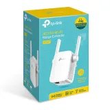 TP-LINK RE205 AC750 Wi-Fi Range Extender 433Mbps at 5GHz + 300Mbps at 2.4GHz, 2 fixed antennas