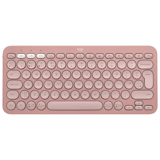 K380s Bluetooth Pebble Keys 2 US roze tastatura