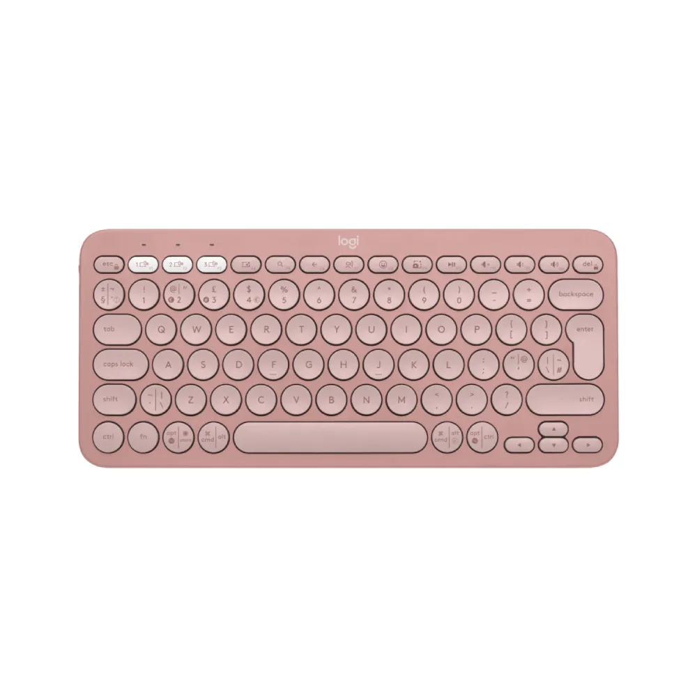 K380s Bluetooth Pebble Keys 2 US roze tastatura
