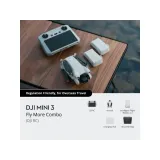 DJI MINI 3 Fly More Combo + DJI RC, 4K HDR, 12 MP, True Vertical Shooting, 38 min max, 248g