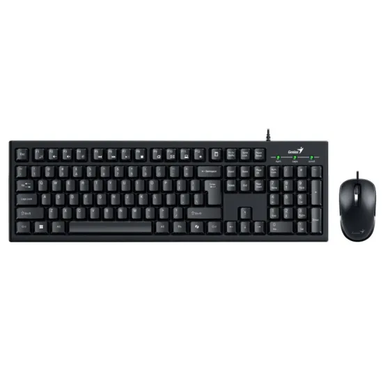KM-100SE USB US crna tastatura+ USB crni miš
