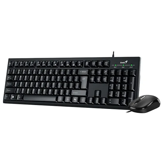 KM-100SE USB US crna tastatura+ USB crni miš