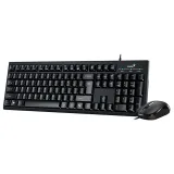 KM-100SE USB US crna tastatura+ USB crni miš