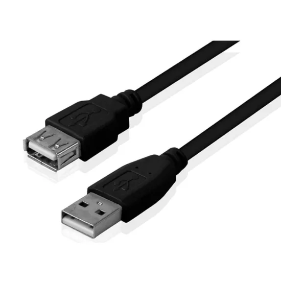 Kabl USB 2.0 A - USB A M/F (produžni) 1.8m crni