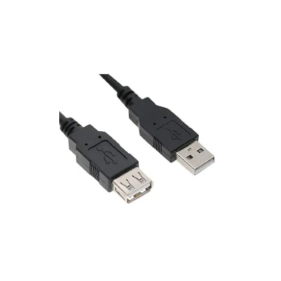 Kabl USB A - USB A M/F (produžni) 1.8m crni