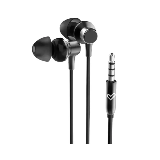 Metallized Black slušalice sa mikrofonom crne (M45672)