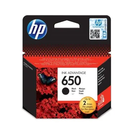 HP 650 Black Ink Cartr ,HP Deskjet Ink Advantag 2515,3515