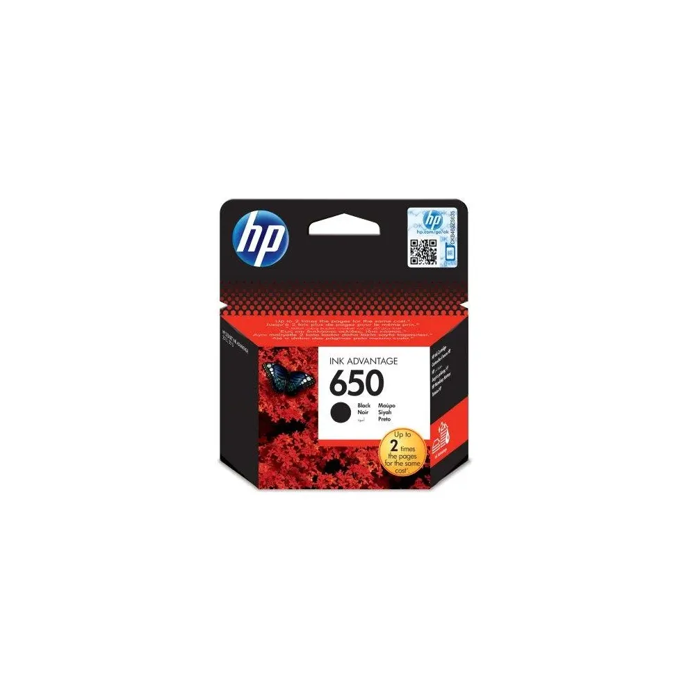 HP 650 Black Ink Cartr ,HP Deskjet Ink Advantag 2515,3515