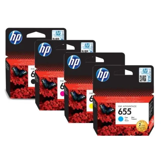 HP 655 Black Ink CartrHP Deskjet Ink Advantage 3525, 4615, 4625, 5525, 6525 e-All-in-One