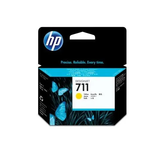 HP No.711 29ml Yellow Designjet Ink Cartridge [CZ132A] za plotere T120/ T520