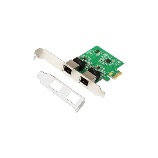 PCI-Express kontroler 2-port Gigabit Ethernet