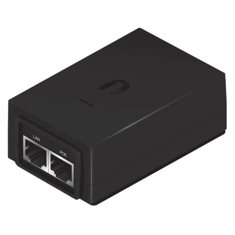 PoE 48V DC 0.5A adapter for Carrier Instalations/earth grounding/ESD protection (POE-48-24W-G)