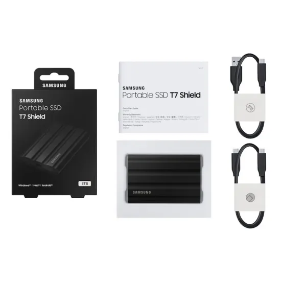 Portable T7 Shield 2TB crni eksterni SSD MU-PE2T0S