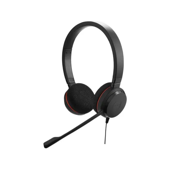 JABRA Evolve 20 MS Stereo Professional USB Headset, Noise-cancelling microphone