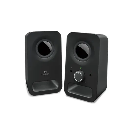 LOGITECH Z150 Compact Stereo Speakers, 6 Watts Peak/3 Watts RMS power, 3.5 mm input